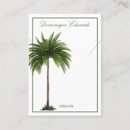 Palm Tree Green Ketting Display Visitekaartje