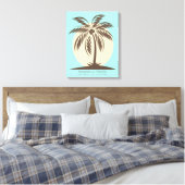 Palm Tree Guest Book Canvas - 50 ruimtes (Insitu (Slaapkamer))