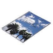 Palm Tree Guest Book Notitieboek (Linkerzijde)
