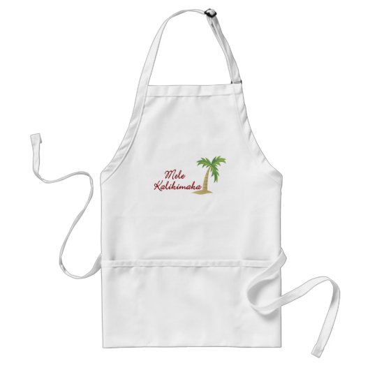 Palm Tree hawaiian kerst 2 Standaard Schort (Voorkant)