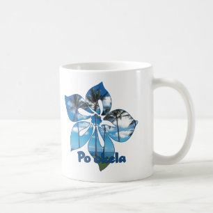 "Palm Tree Hibiscus" Mok