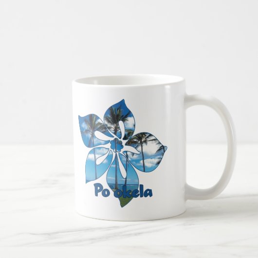 "Palm Tree Hibiscus" Mok (Rechts)