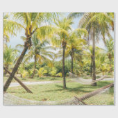 Palm tree in the morning cadeaupapier (Vlak)