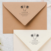 Palm-tree Initiaal & het Adres van de Terugkeer v Rubberstempel