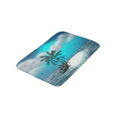 Palm Tree Island Badmat (Gekanteld)