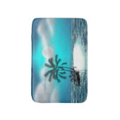 Palm Tree Island Badmat (Voorkant Verticaal)