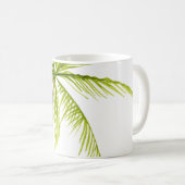 Palm Tree Island Beach Monogram Koffiemok (Voorkant rechts)