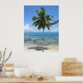 Palm Tree Island Poster (Keuken)