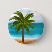Palm Tree.jpg Ronde Button 5,7 Cm (Voorkant)