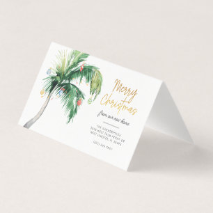 Palm Tree-kerstfeestdag, aankondiging