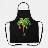 Palm Tree-kerstlampjes Funny Beach Summer Schort (Voorkant)