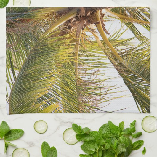 Palm Tree Kitchen Towelen Theedoek (Gevouwen)