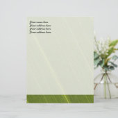 Palm Tree Leaf Letterhead Design Custom Briefhoofd (Staand voorkant)