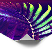 Palm Tree Leaves Beach House Party Club Event Ad Poster (Hoek)