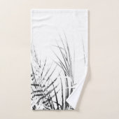 Palm Tree Leaves Minimalism Sketch Bad Handdoek (Handdoek)