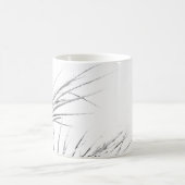 Palm Tree Leaves Minimalism Sketch Koffiemok (Center)