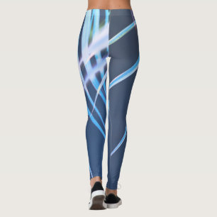 Palm Tree Leaves Minimalism Sketch Leggings