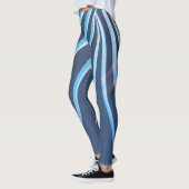 Palm Tree Leaves Minimalism Sketch Leggings (Links)