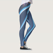 Palm Tree Leaves Minimalism Sketch Leggings (Rechts)