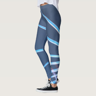 Palm Tree Leaves Minimalism Sketch Leggings