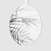 Palm Tree Leaves Minimalism Sketch Ornament (voorkant)