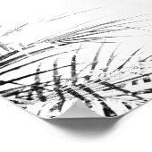 Palm Tree Leaves Minimalism Sketch Poster (Hoek)