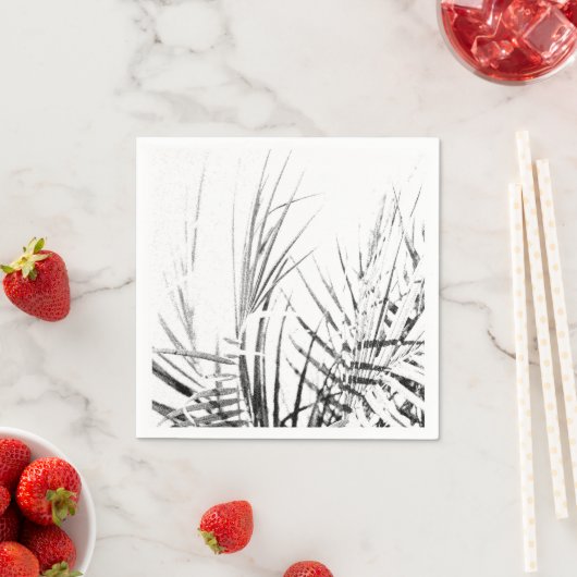 Palm Tree Leaves Minimalism Sketch Servet (Insitu)