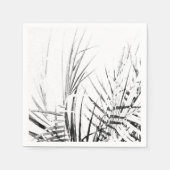 Palm Tree Leaves Minimalism Sketch Servet (Voorkant)