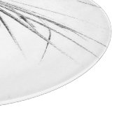 Palm Tree Leaves Minimalism Sketch Snijplank (Hoek)