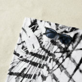 Palm Tree Leaves Minimalism Sketch Strandlaken (In situ)