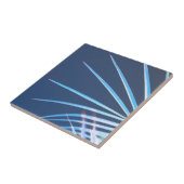 Palm Tree Leaves Minimalism Sketch Tegeltje (Zijkant)