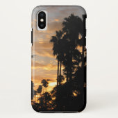 Palm Tree Los Angeles Sunset iPhone Case (Achterkant)