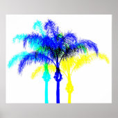 Palm Tree Miami Style Art Poster (Voorkant)