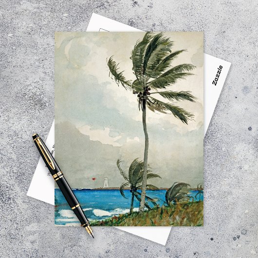 Palm Tree Nassau Winslow Homer Briefkaart