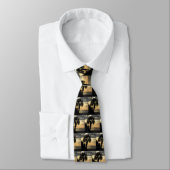 Palm Tree Necktie Stropdas (Gebonden)