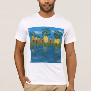 Palm Tree Oasis California Coachella Valley woesti T-shirt