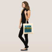 PALM Tree Oasis Coachella California woestijn Tote Bag (Voorkant (model))
