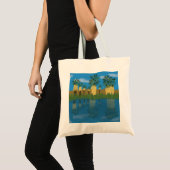 PALM Tree Oasis Coachella California woestijn Tote Bag (Voorkant (product))