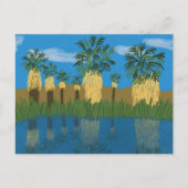 Palm Tree Oasis Desert Coachella Valley Preserve Feestdagenkaart (Voorkant)