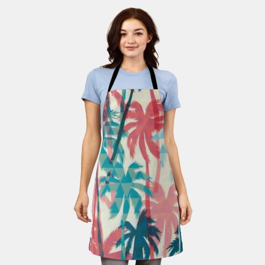 Palm tree pattern schort (Gedragen)