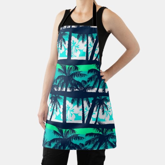 Palm tree pattern schort (Insitu)