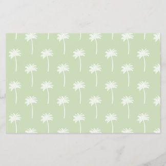 palm tree patterned scrapbooking paper flyer