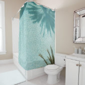 Palm Tree Pool Dream #2 #wall #art Douchegordijn (In situ)
