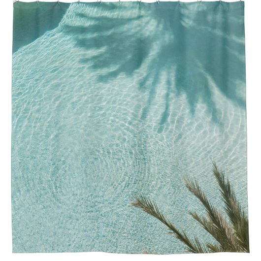 Palm Tree Pool Dream #2 #wall #art Douchegordijn (Voorkant)