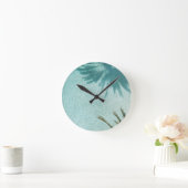 Palm Tree Pool Dream #2 #wall #art Ronde Klok (Huis)