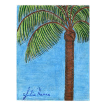 Palm Tree-Poster van Julia Hanna