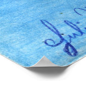 Palm Tree-Poster van Julia Hanna Poster (Hoek)