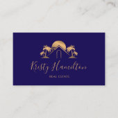 Palm Tree Real Estate Professional House Voeg foto Visitekaartje (Voorkant)