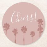 Palm Tree Romance Wedding Suite Ronde Kartonnen Onderzetter<br><div class="desc">Kleurrijke bloemenbruiloft uitnodigingOnthul de schoonheid van uw liefdesverhaal met onze boeiende bruiloft uitnodiging suite, met warme rosé, glinsterende roos goud, en de delicate tinten van zonsondergang roze. Omarm een viering die zo tijdloos en kostbaar is als je liefde, waardoor een stralende gloed op je speciale dag wordt geworpen. Ingetogen elegantie...</div>