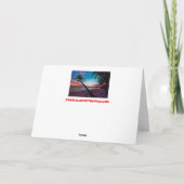 Palm Tree Sandy Beach Tropical Paradise Island Kaart (Achterkant)